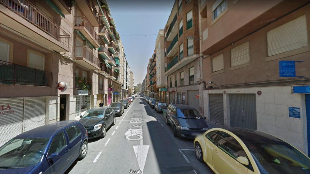 La calle donde ocurrieron los hechos.