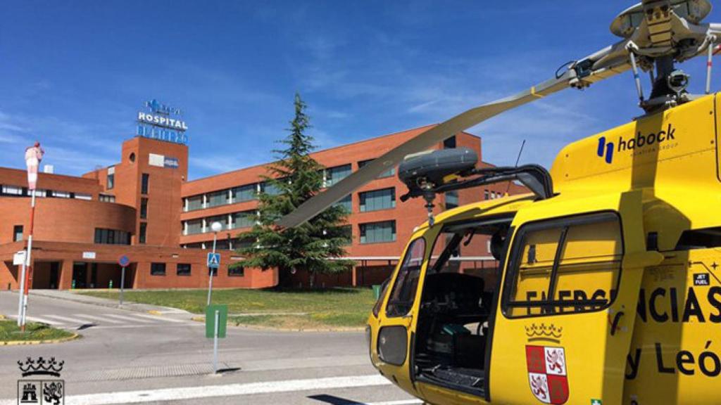 112 helicoptero rescate leon