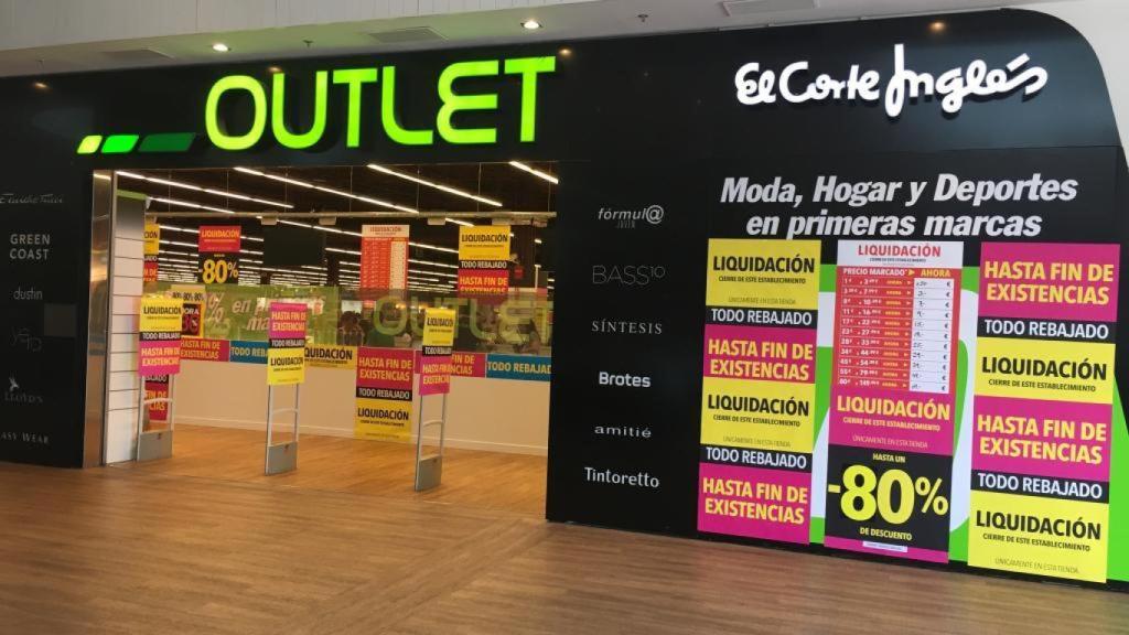 El outlet de El Corte Inglés en Getafe.