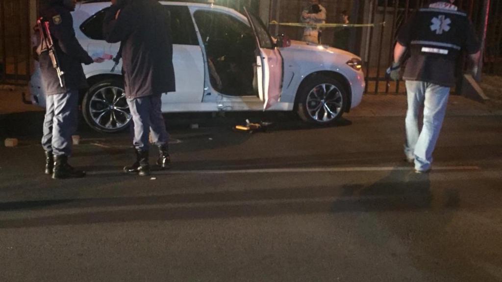 El coche de Marc Batchelor. Foto: Twitter (@Abramjee)