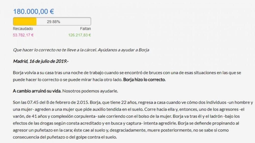 Vox llevaba recaudados 180.000 euros.