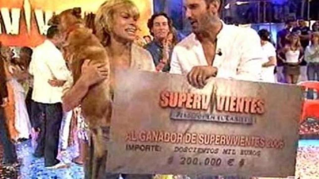 Carmen Russo en la final de 'Supervivientes'.