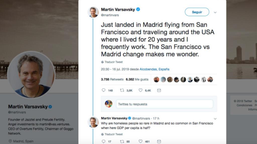 El comienzo del hilo viral que ha publicado Varsavsky