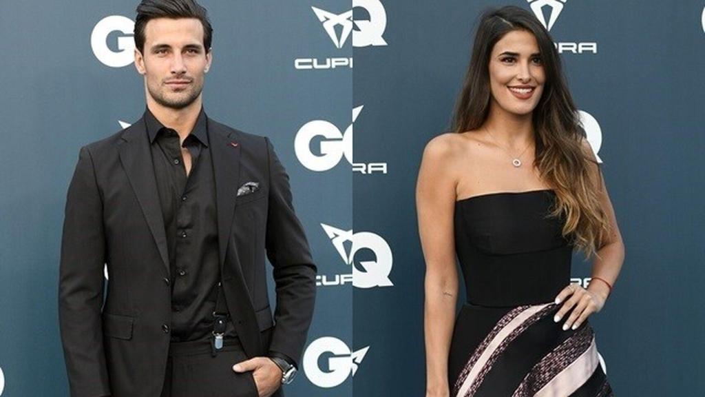 Jaime Astrain y Lidia Torrent en un photocall.