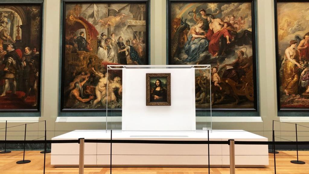 La nueva ubicación de la Mona Lisa es la Galería Médicis.