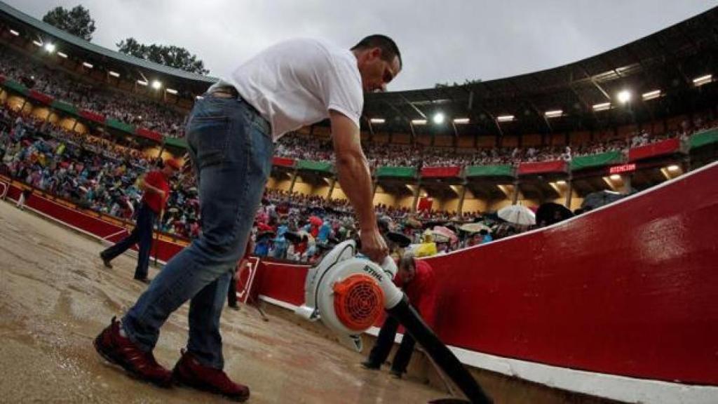 Suspenden la segunda corrida de los Sanfermines por lluvia.