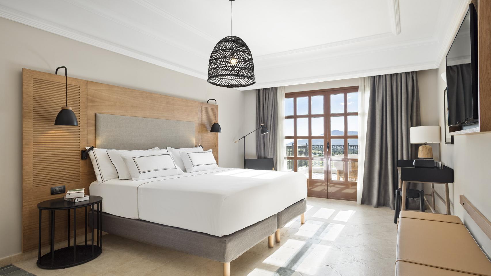 Habitación del Meliá Villaitana de 5 estrellas en la Costa Blanca.