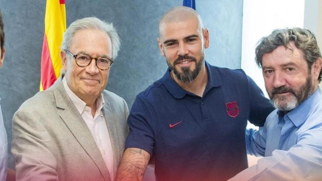 Víctor Valdés vuelve al Barcelona. Foto: fcbarcelona.es