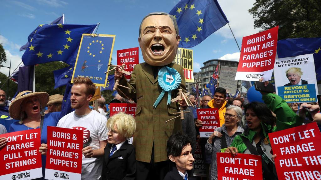Manifestación contra el Brexit en Londres.