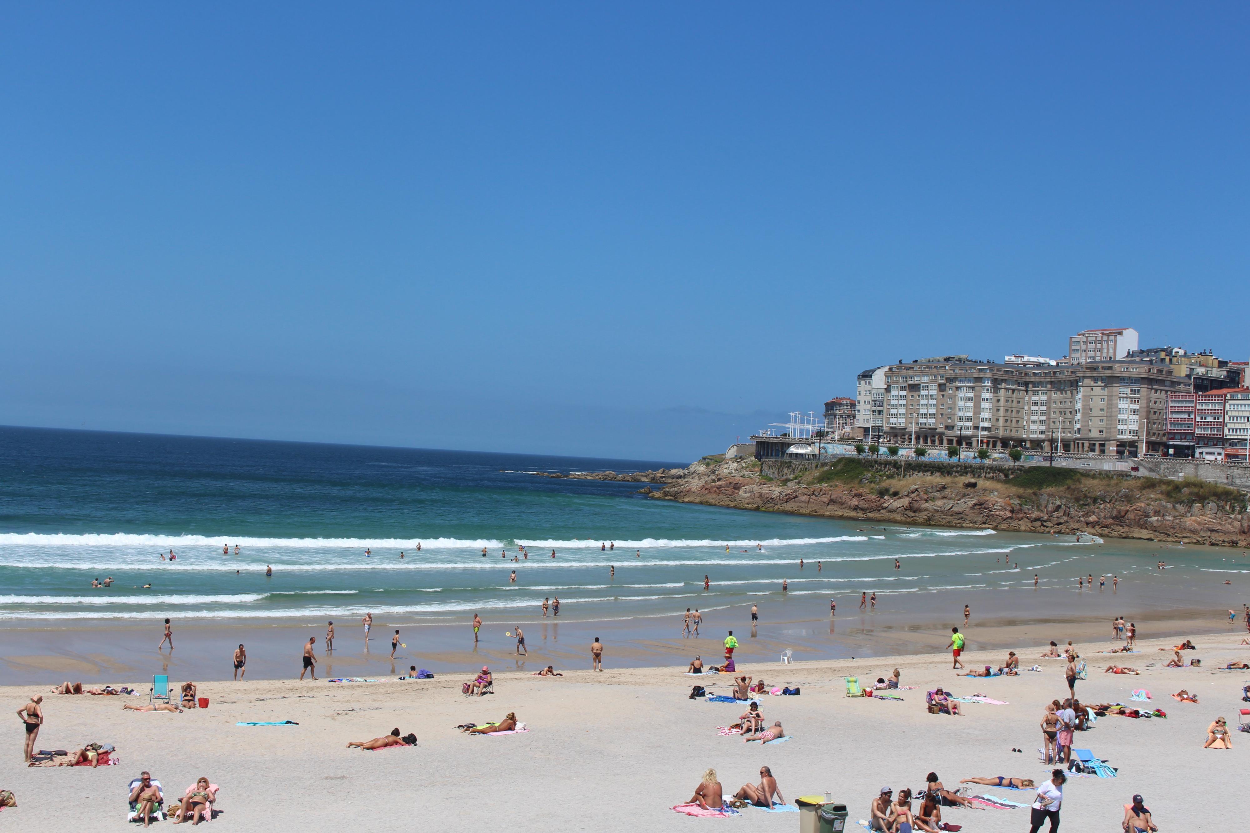 Así estaba el Orzán este mediodía (Narváez)