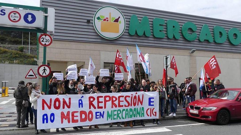 Una movilización del CIG el año pasado en A Coruña