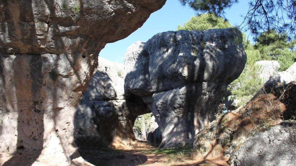 Paisaje de la Ciudad Encantada en Cuenca.