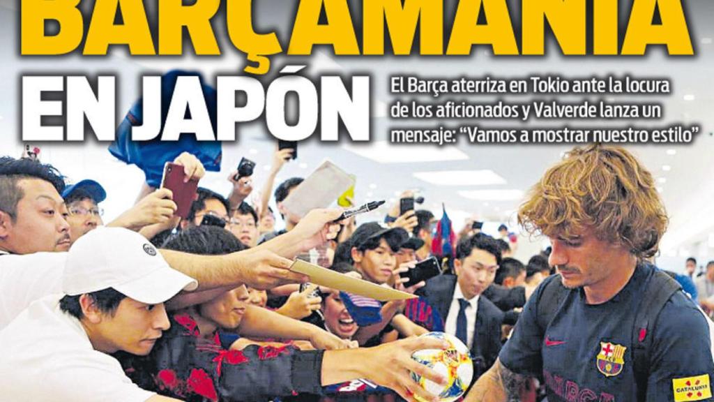 La portada del diario Sport (22/07/2019)