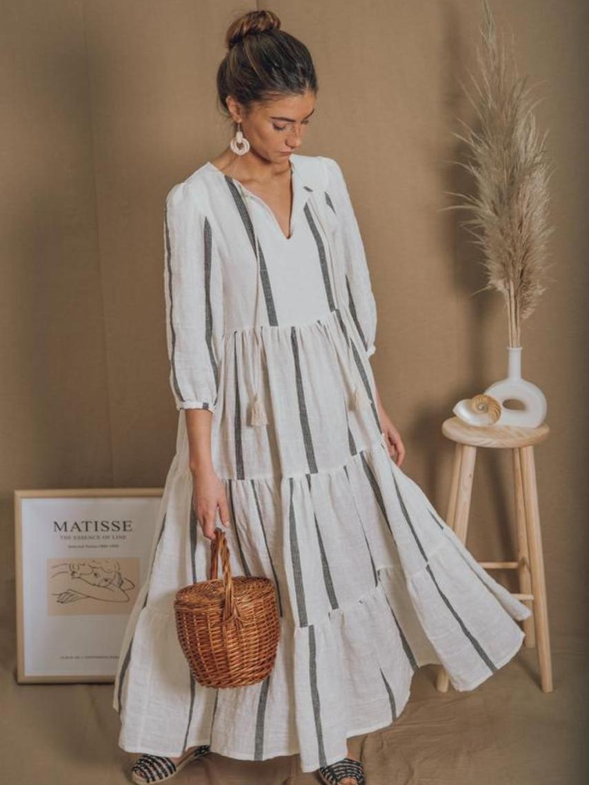 Uno de los modelos que confeccionan de manera artesanal.