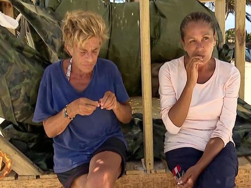 Chelo García Cortés e Isabel Pantoja en Honduras.