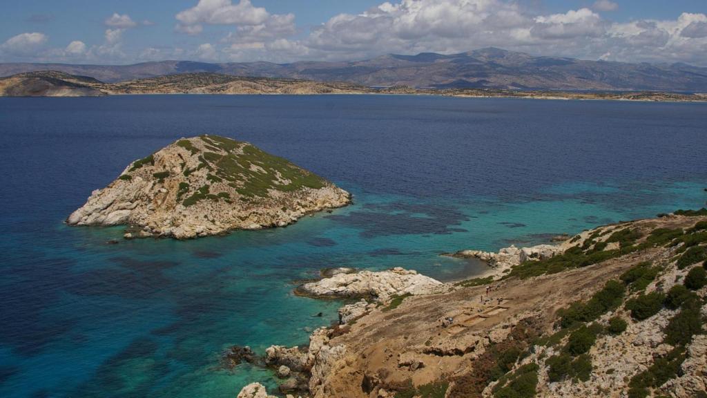 Islote de Dhaskalio (Grecia).