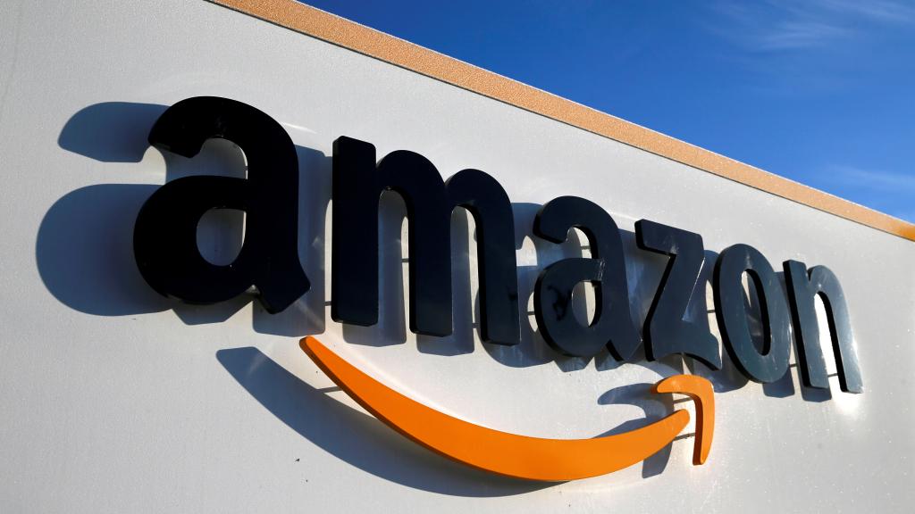 El logo de Amazon en una imagen de archivo.