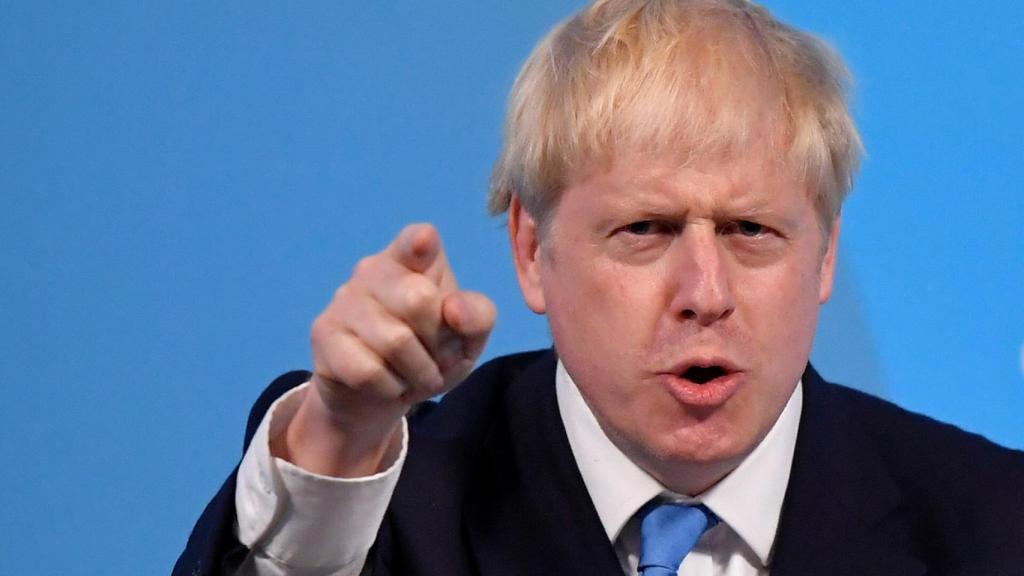 Boris Johnson tras ser elegido líder del Partido Conservador