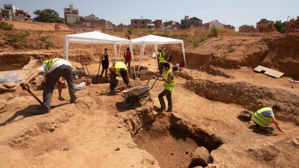 Excavaciones en Badalona.