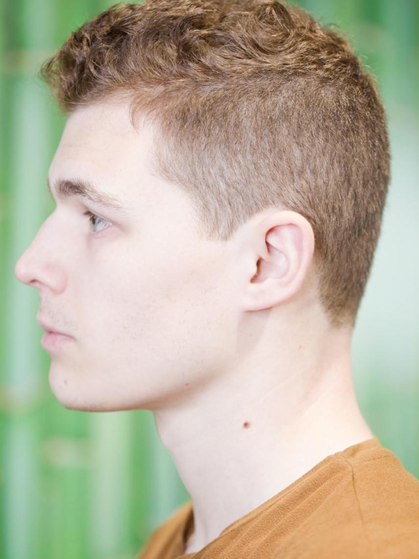 Corte de pelo 'fade' para hombre.