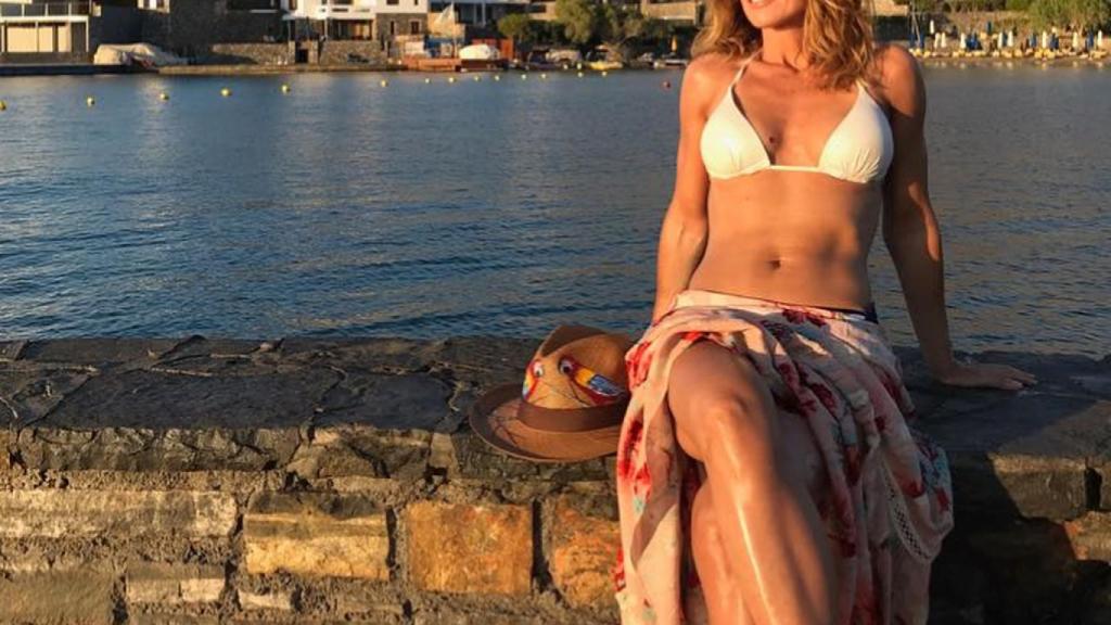 Emma García en una fotografía durante sus vacaciones de 2018.