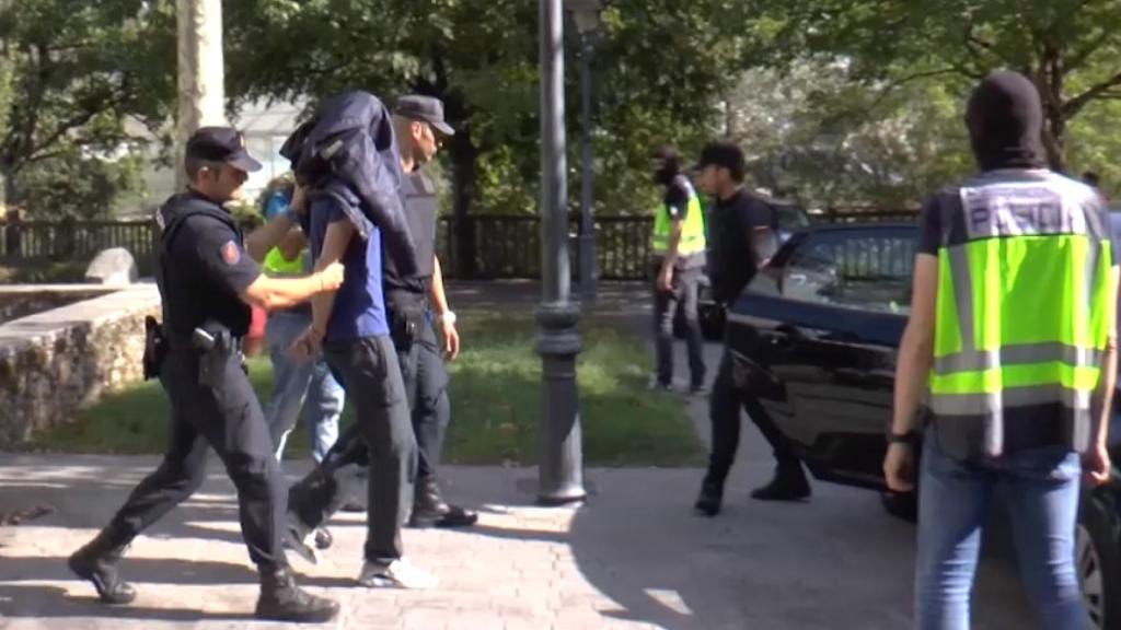 Detención de uno de los supuestos yihadistas en el País Vasco.