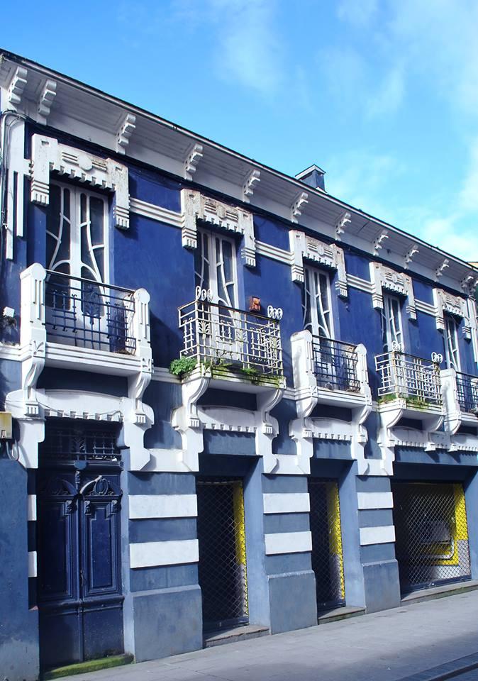 Antiguo Baroke en la calle Linares Rivas (Concello de Sada)