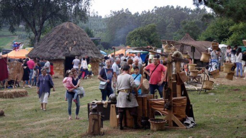 Los oficios de la cultura castrexa están muy presentes en Oenach (Concello de Narón)
