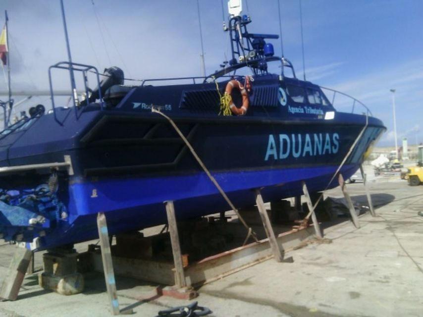 La patrullera de Vigilancia Aduanera que se vio implicada en el siniestro.