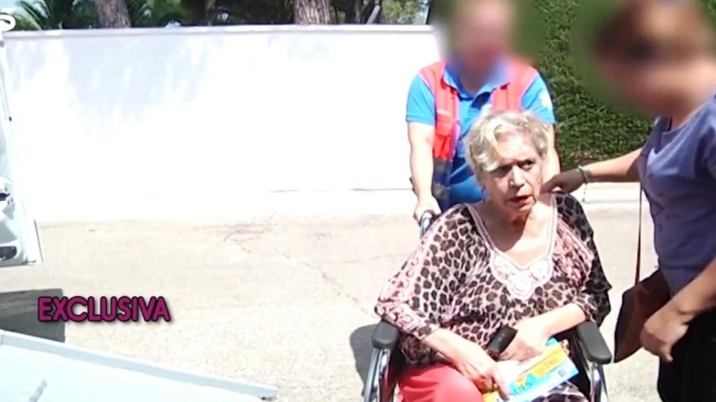 María Jiménez en una imagen de Telecinco.