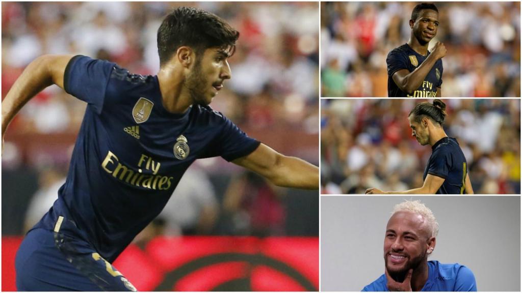 Asensio, Vinicius, Bale y Neymar