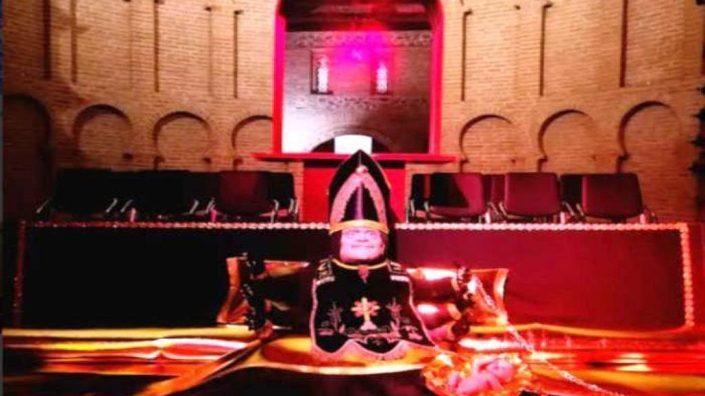 Imagen de la exposición Pederoclastia en la antigua iglesia de San Vicente, hoy Círculo de Arte