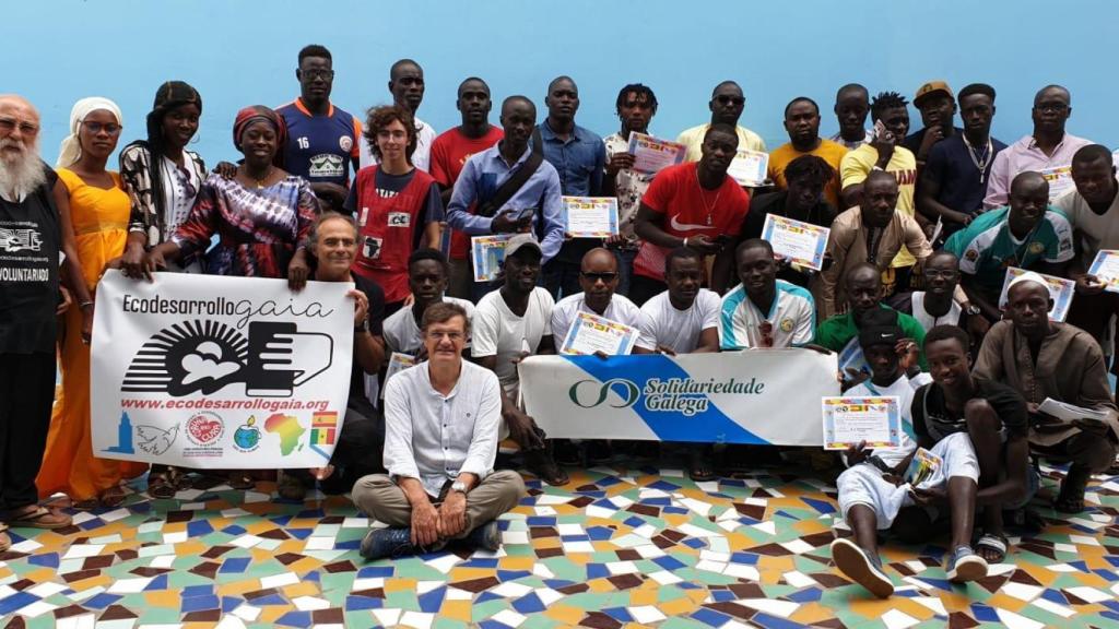 Participantes en la formación junto con Salvador Fojón y Jesús Herranz