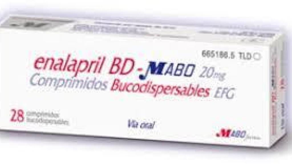 Foto de archivo del Enalapril de Mabo