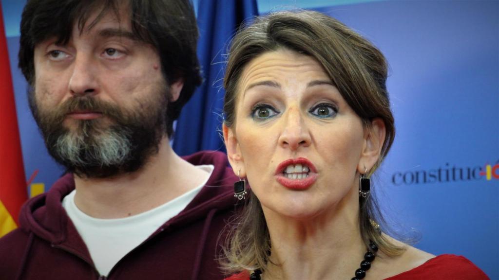 Yolanda Díaz, diputada del grupo confederal de Unidas Podemos en el Congreso.