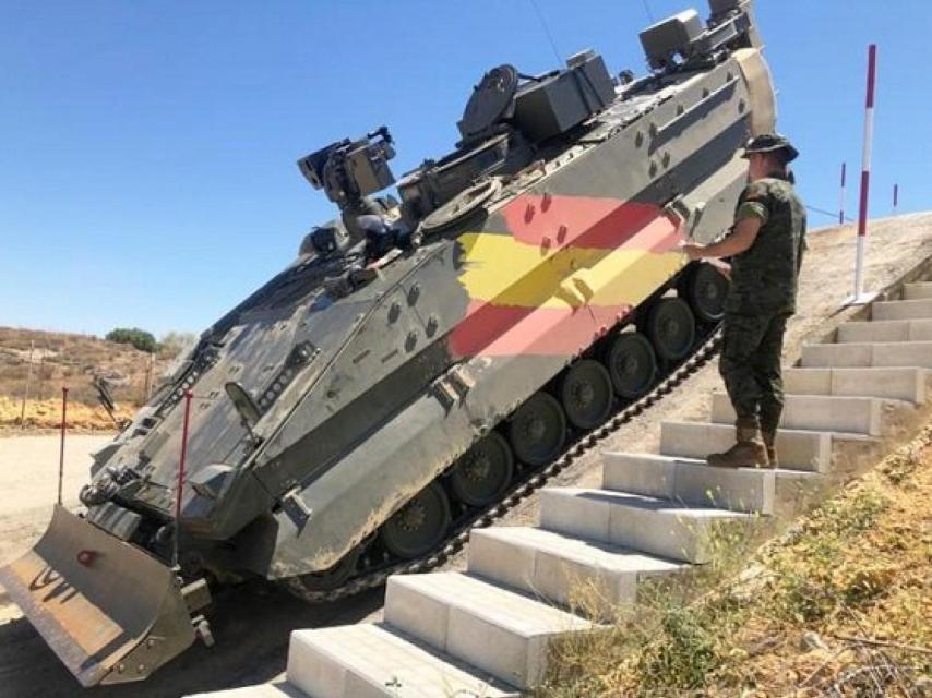 Prueba del vehículo 'castor'.