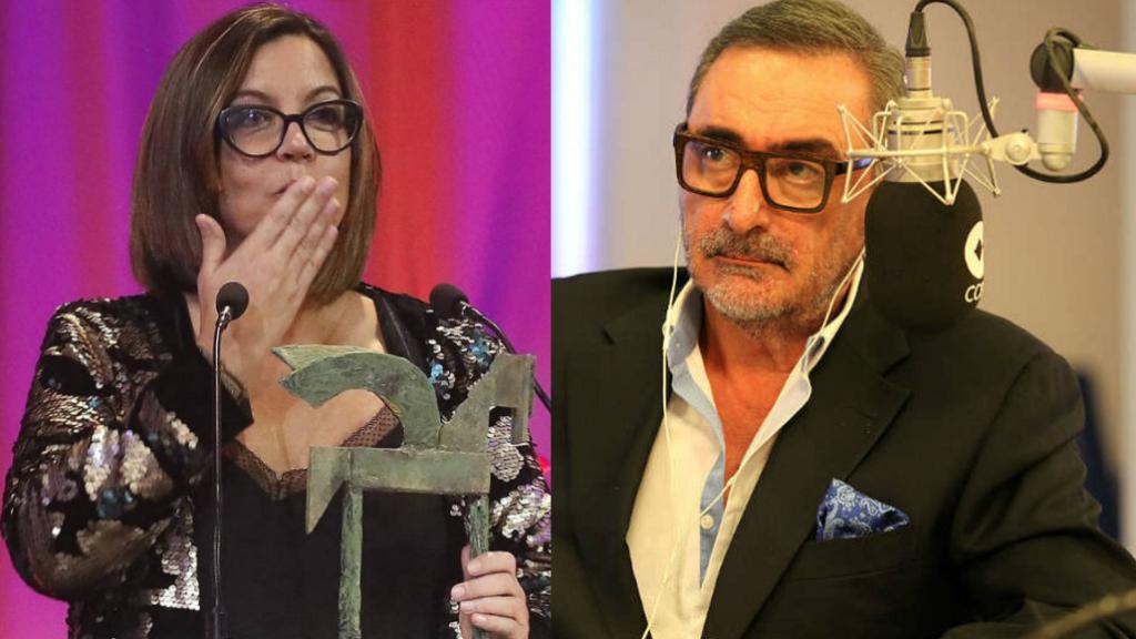 Àngels Barceló y Carlos Herrera en una imagen de archivo.