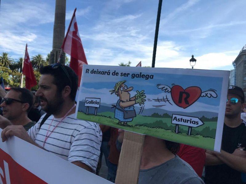 Protesta en el Obelisco