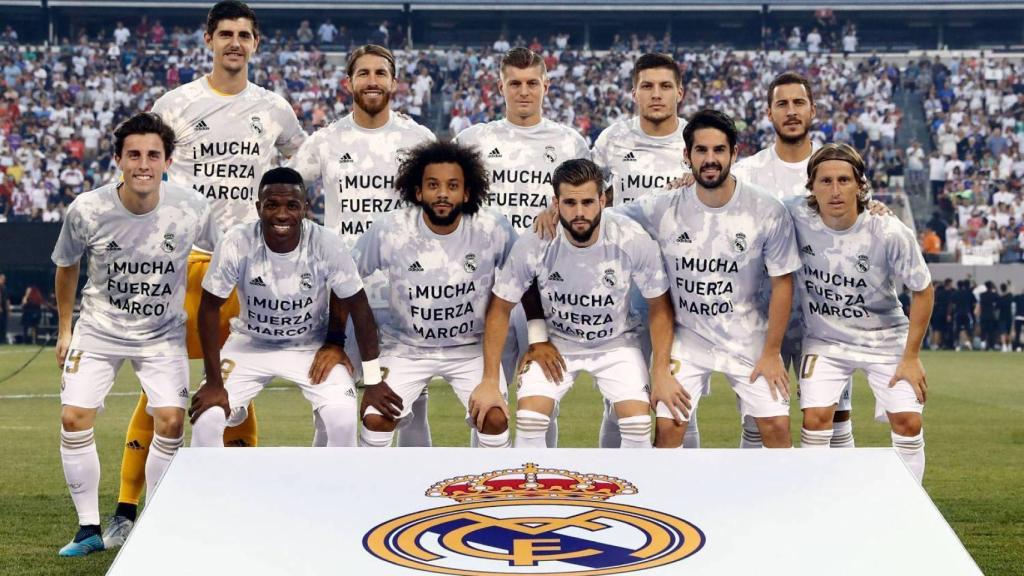 El once titular del Real Madrid ante el Atlético en el derbi en Nueva Jersey