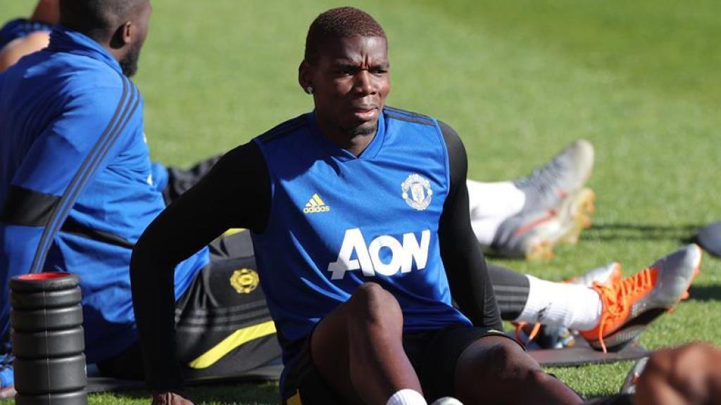 Pogba entrena con el Manchester United