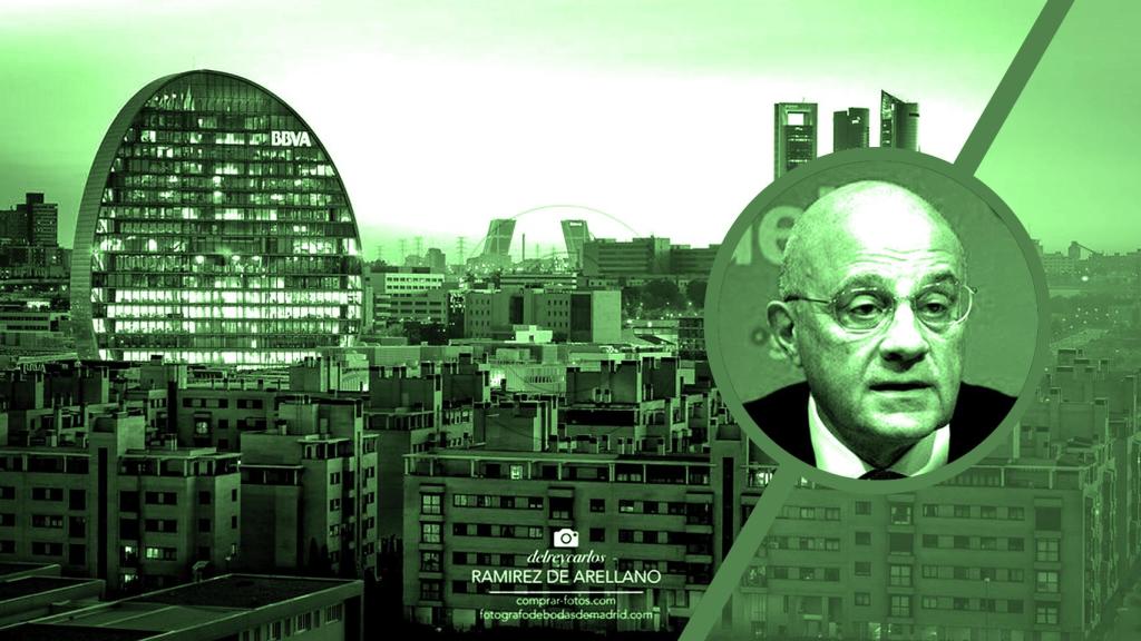 'Skyline' de Madrid y Josep Oliu.