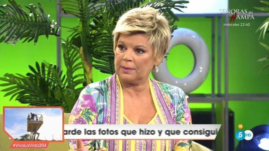 Terelu durante sus primeras intervenciones en 'Viva la vida'.
