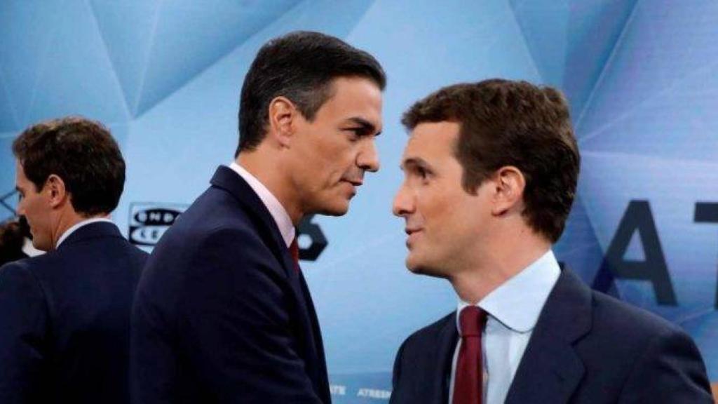 Pedro Sánchez y Pablo Casado