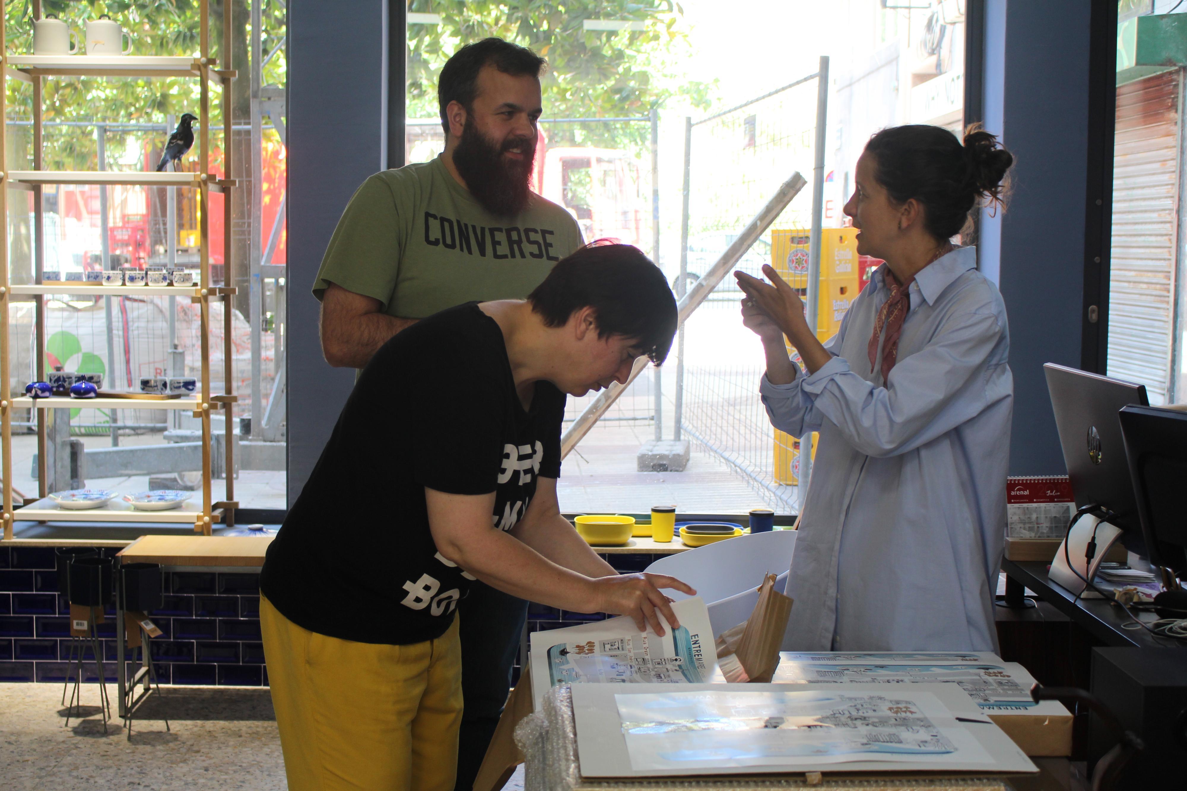 Diego y Gabriela de Montegrappa con Jana de Austrohúngara (A.N.)