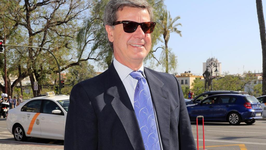 Cayetano en la Feria de Abril de Sevilla.