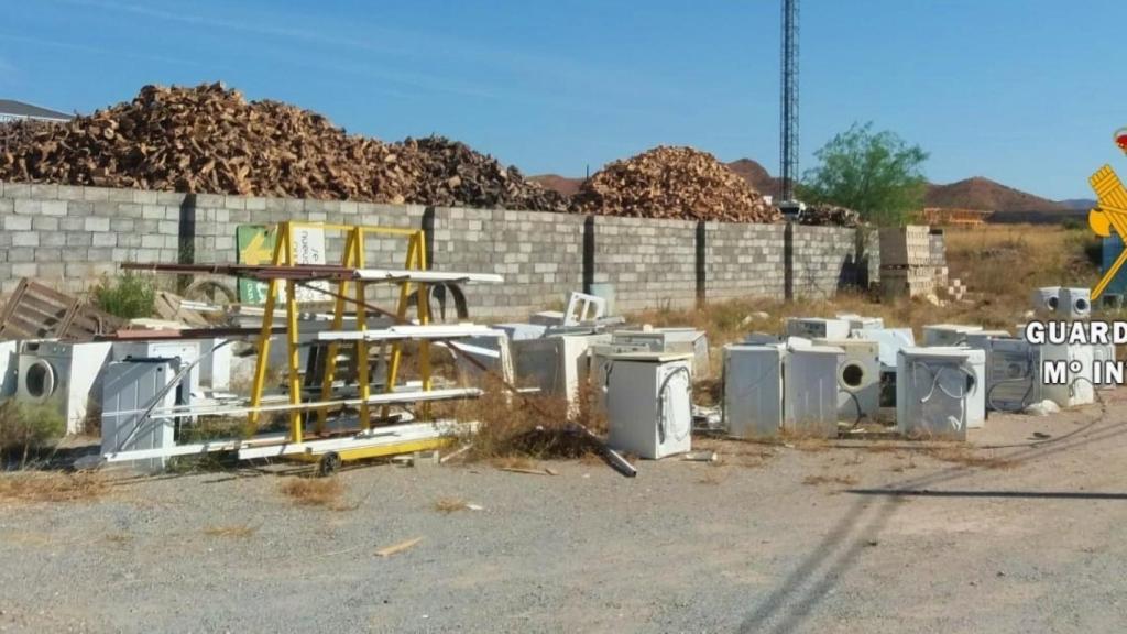 Electrodomésticos almacenados por la empresa.
