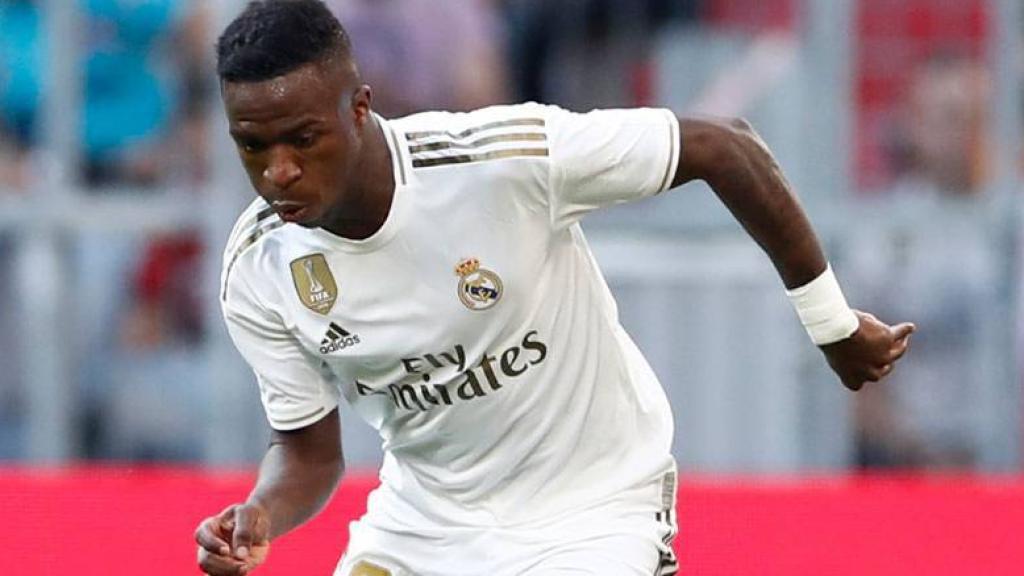 Vinicius Júnior, en un partido del Real Madrid ante el Tottenham