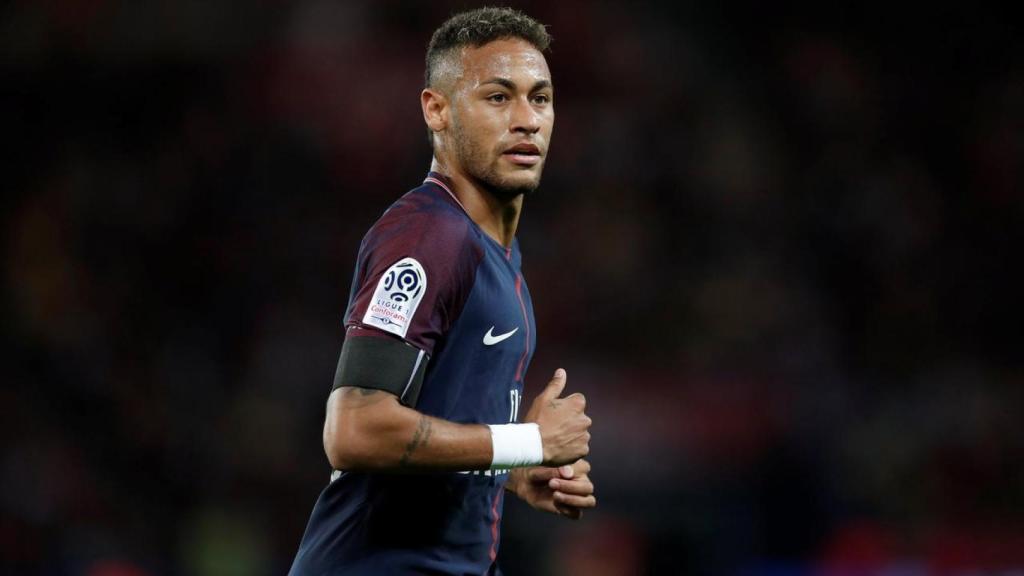 Neymar con el PSG.