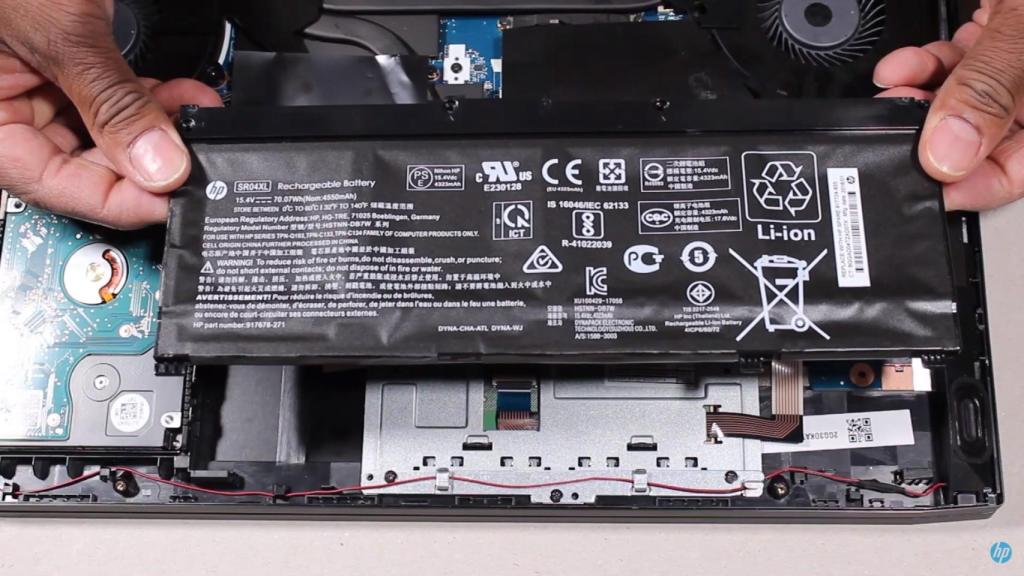 Captura de pantalla HP.