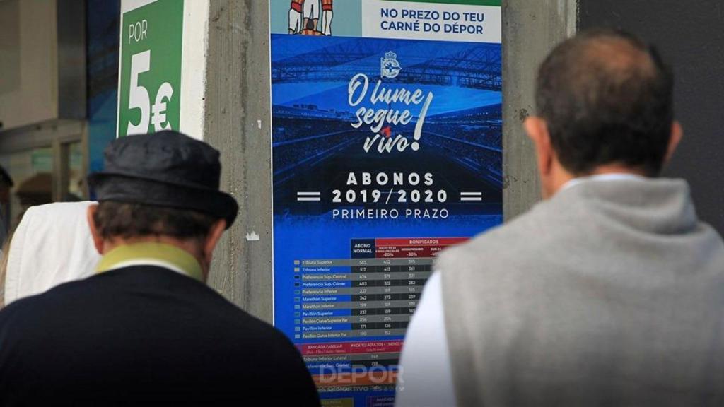 Últimos días para renovar el carné del Dépor al precio actual